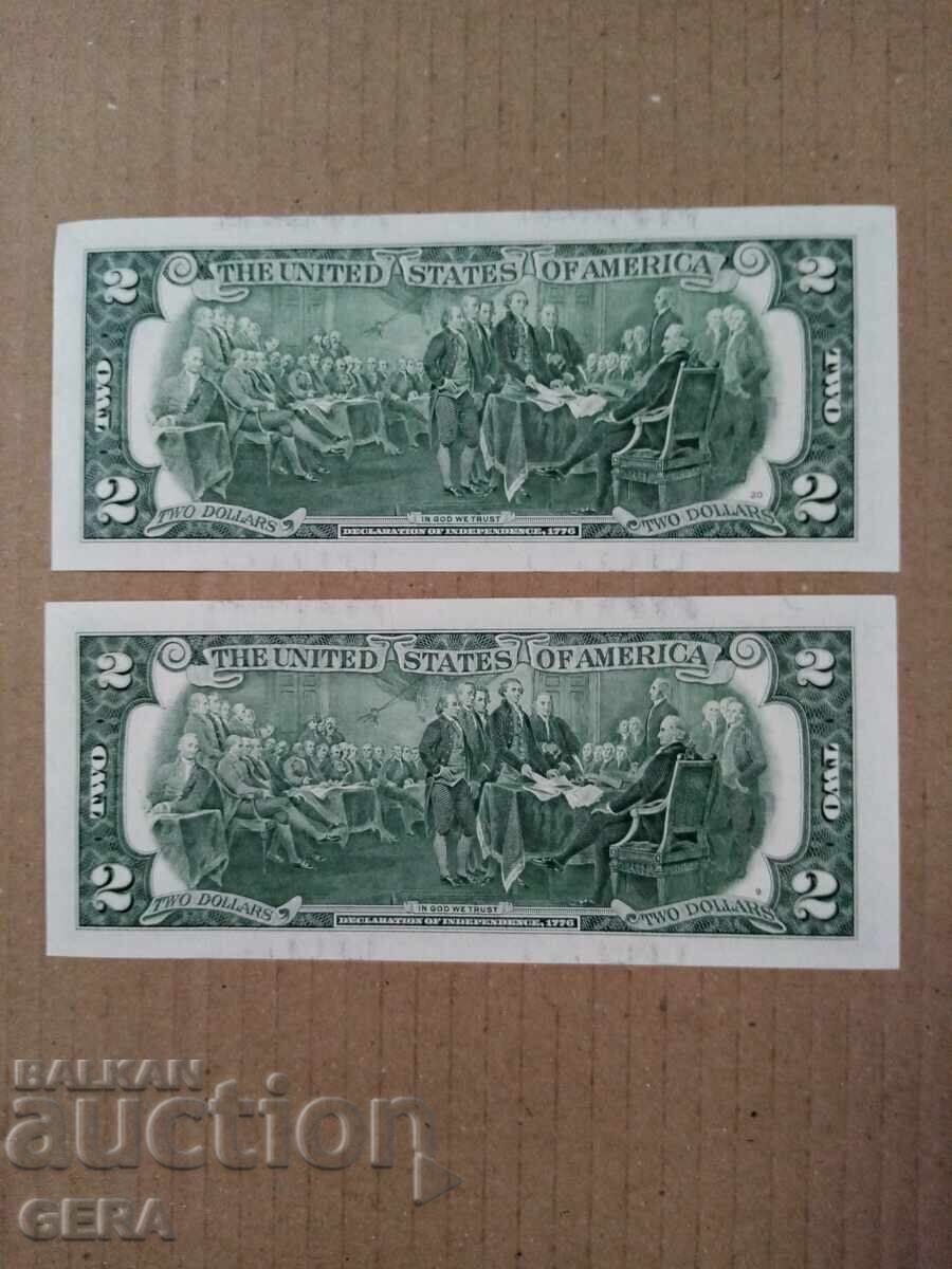 Dollar banknotes with price 14.00 BGN | € 7.16