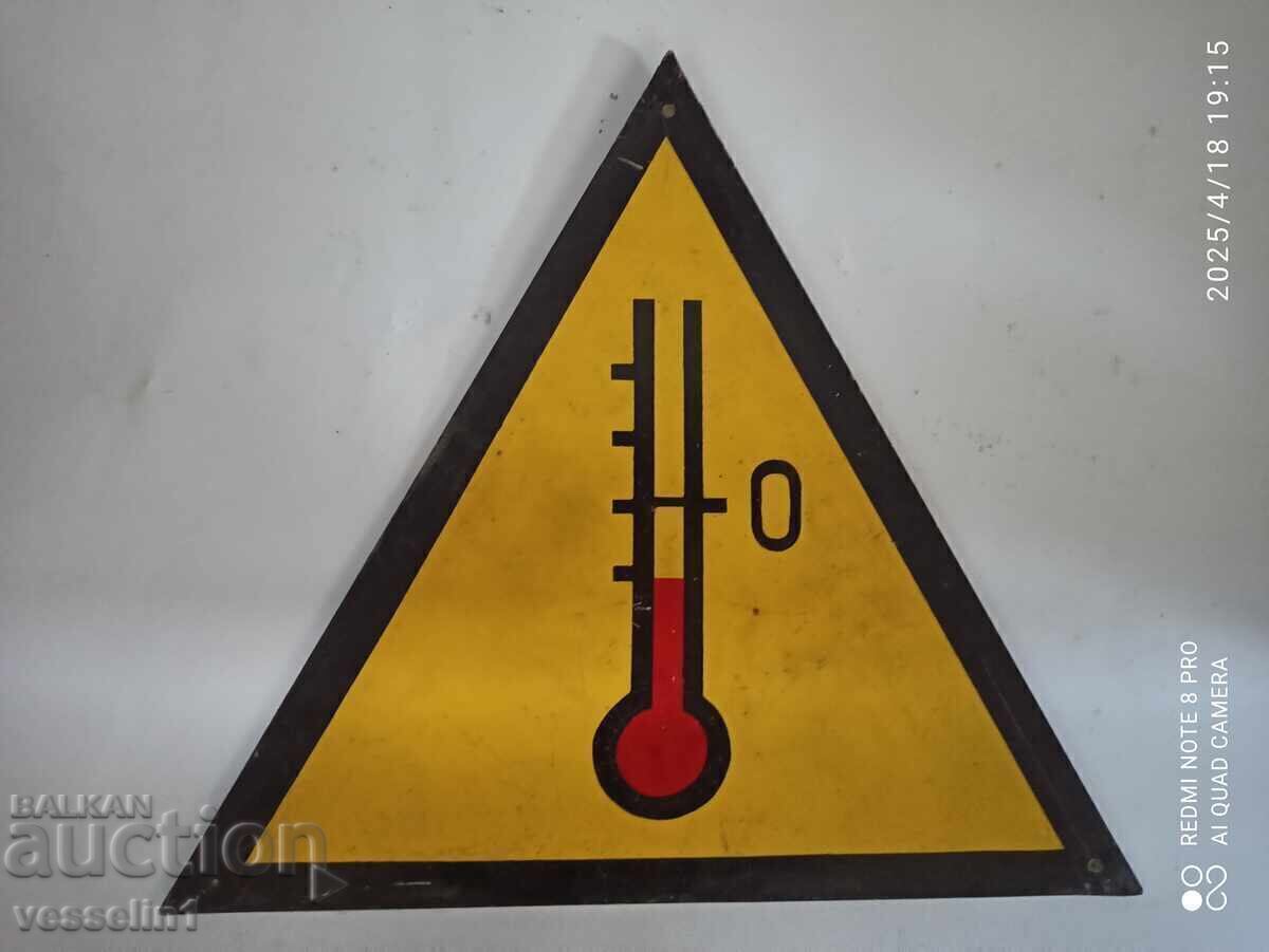 Panou de avertizare semn de identificare
