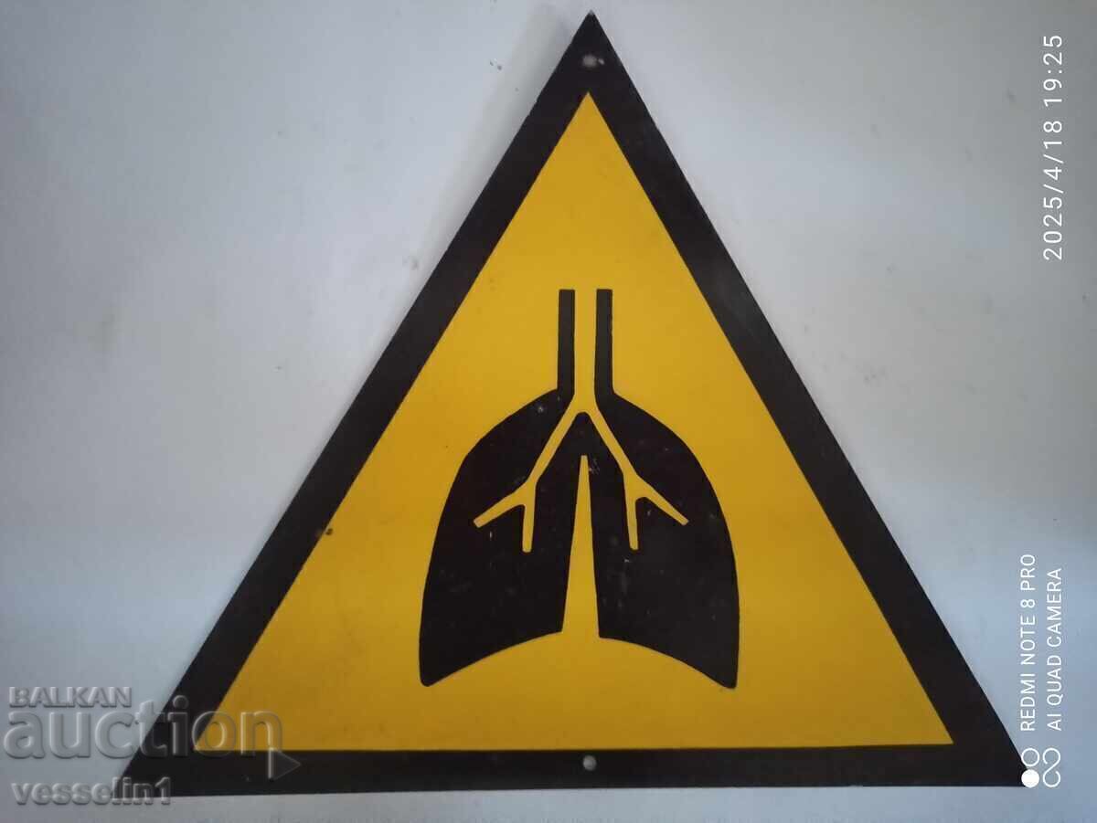 Panou de avertizare semn de identificare