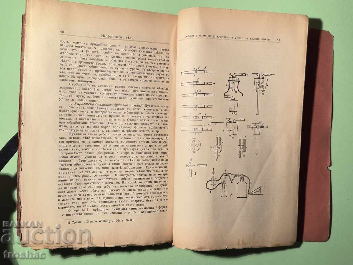 Доставка на Стара Книга Училищен Преглед 1907 г.