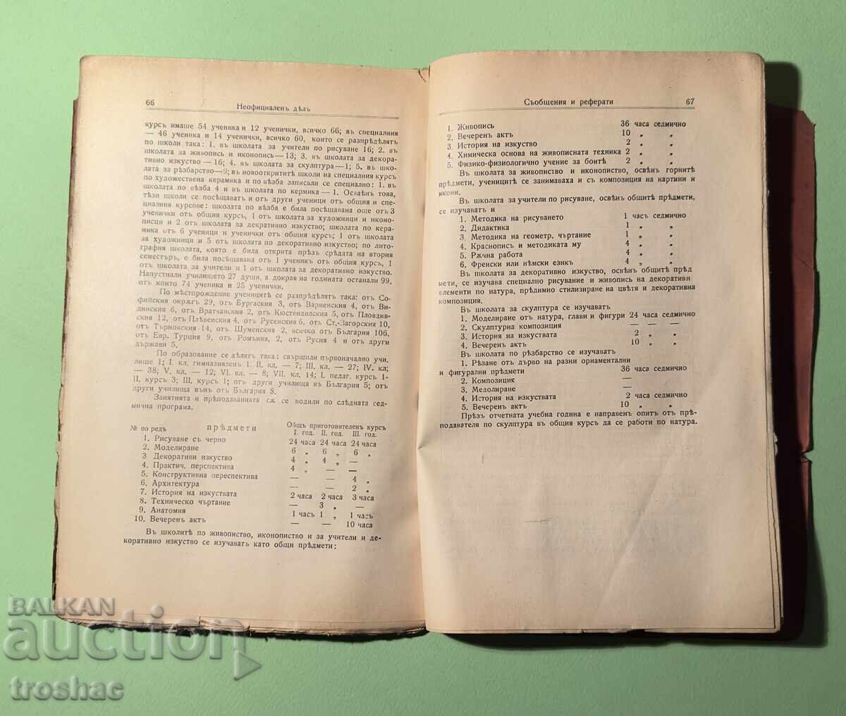 Стара Книга Училищен Преглед 1907 г. - 5