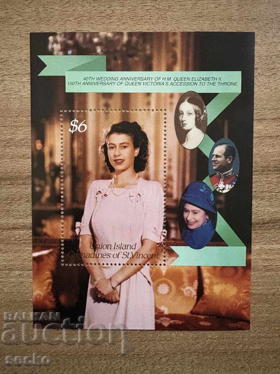 о-в Юниън - Принцеса Елизабет (1987) MNH