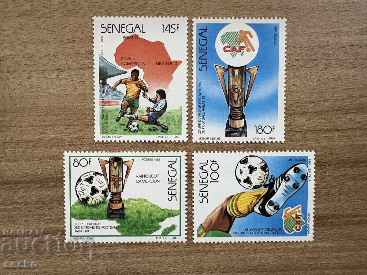 Σενεγάλη - Πρωτάθλημα Ποδοσφαίρου Αφρικής... (1988) MNH