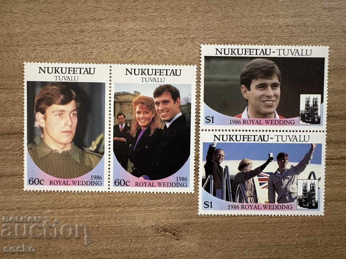 Nukufetau/Tuvalu - Nuntă Regală (1986) MNH Nukufetau/Tuvalu - Nuntă Regală (1986) MNH