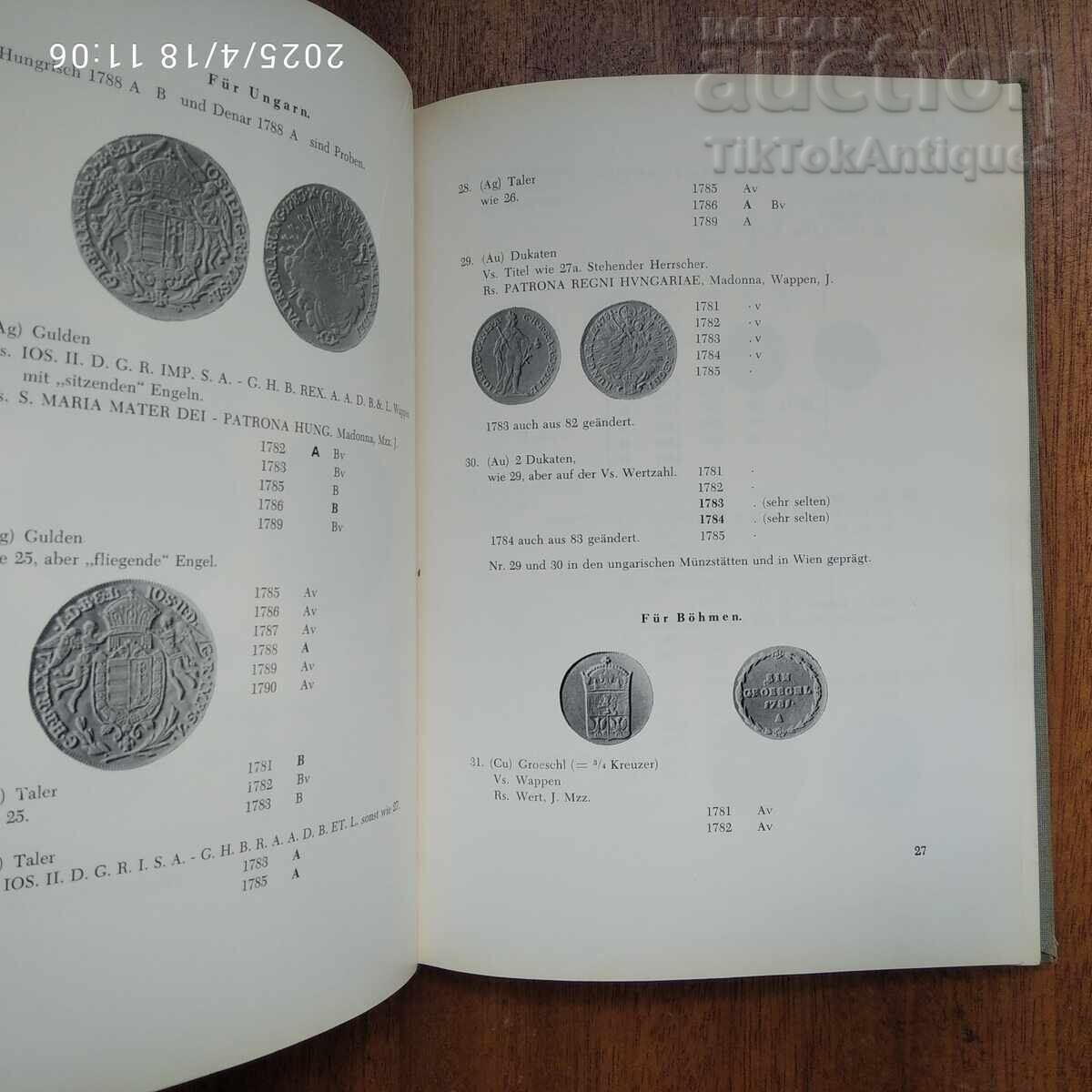 Delivery of Catalog of Austrian money