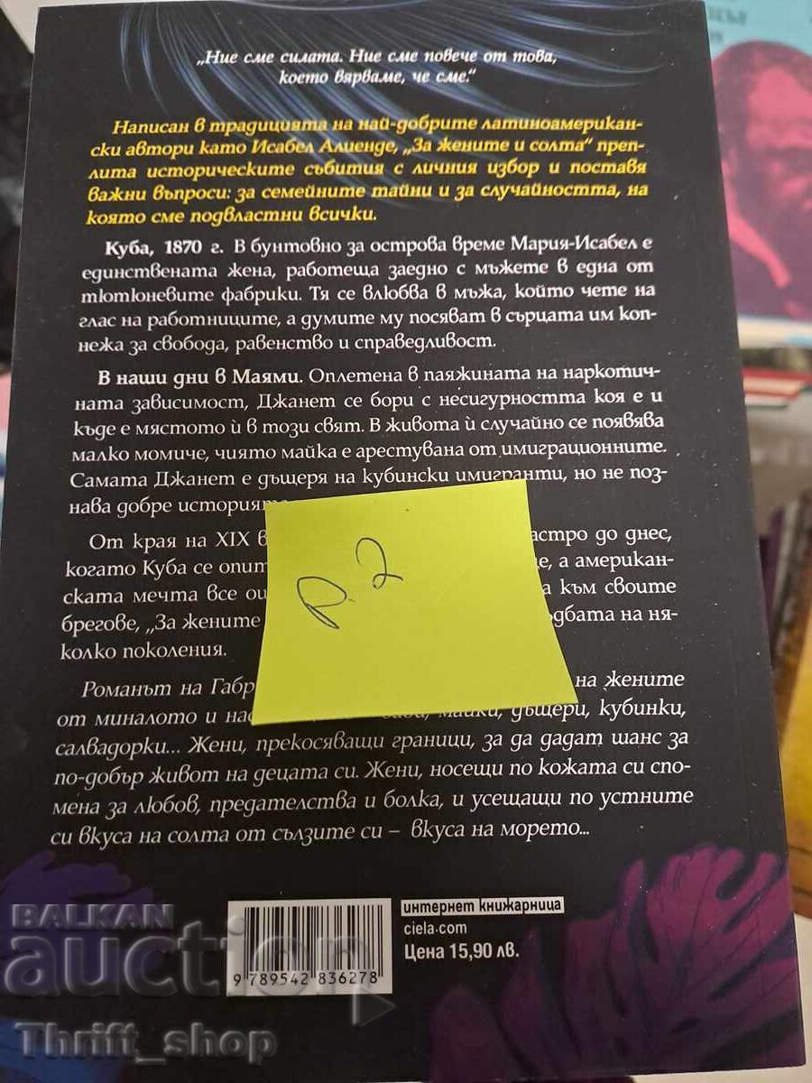 ΚΑΙΝΟΥΡΓΙΟ!! Για τις γυναίκες και το αλάτι με τιμή 7.00 BGN | € 3.58
