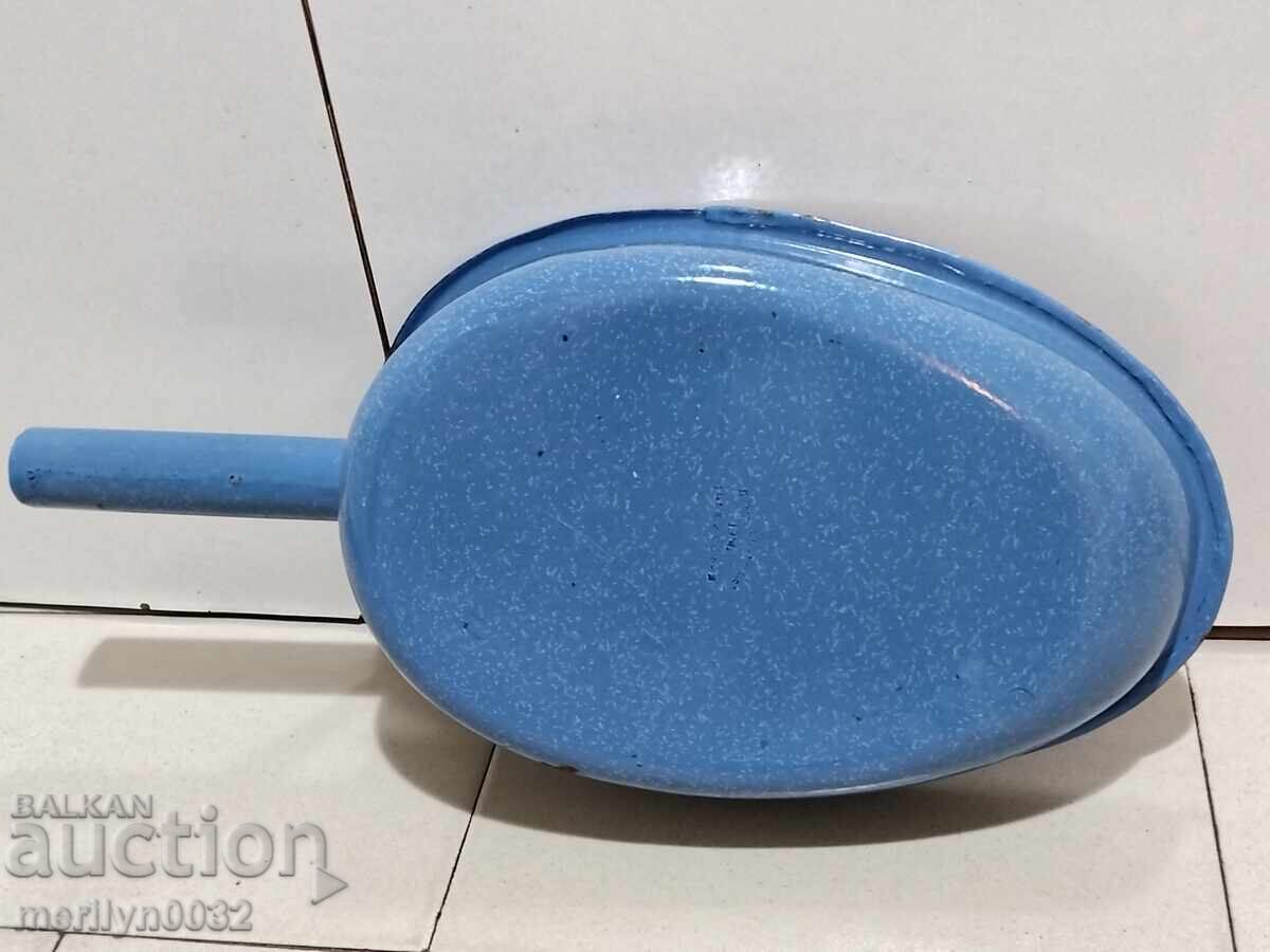 Емайлирана подлога от соца цукало цукал емайл Рядък цвят - 5