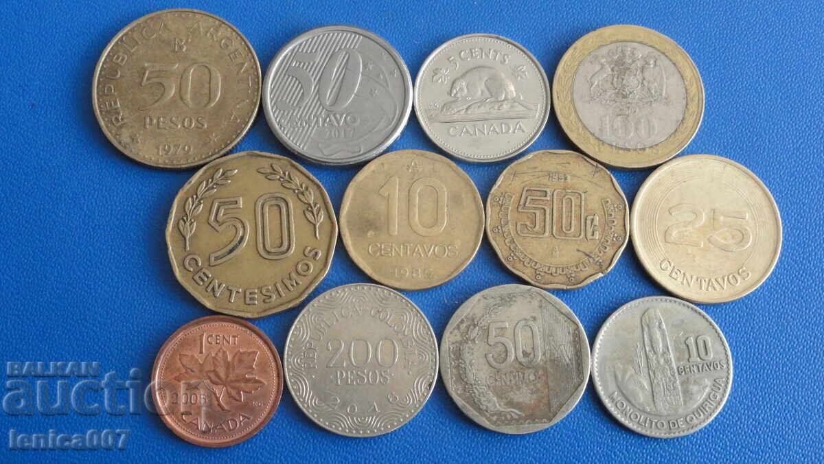 America - Coins (12 pieces) with price € 4.80 | 9.39 BGN