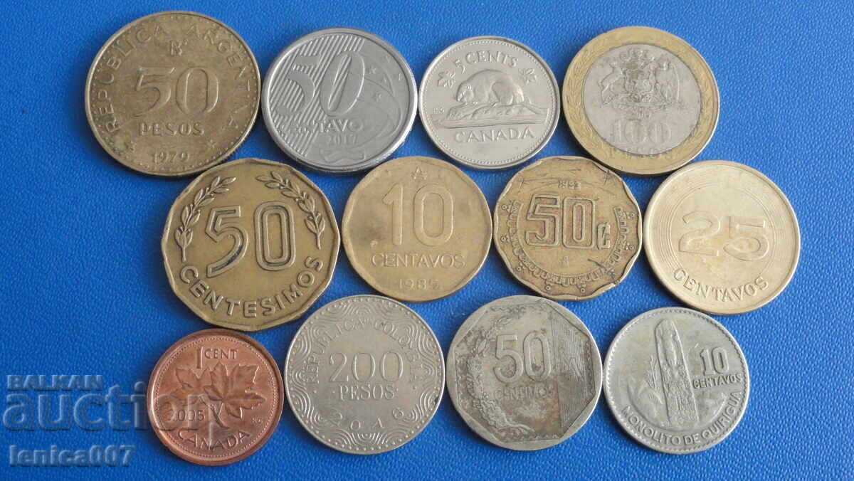 Παράδοση Αμερική - Νομίσματα (12 τεμάχια)