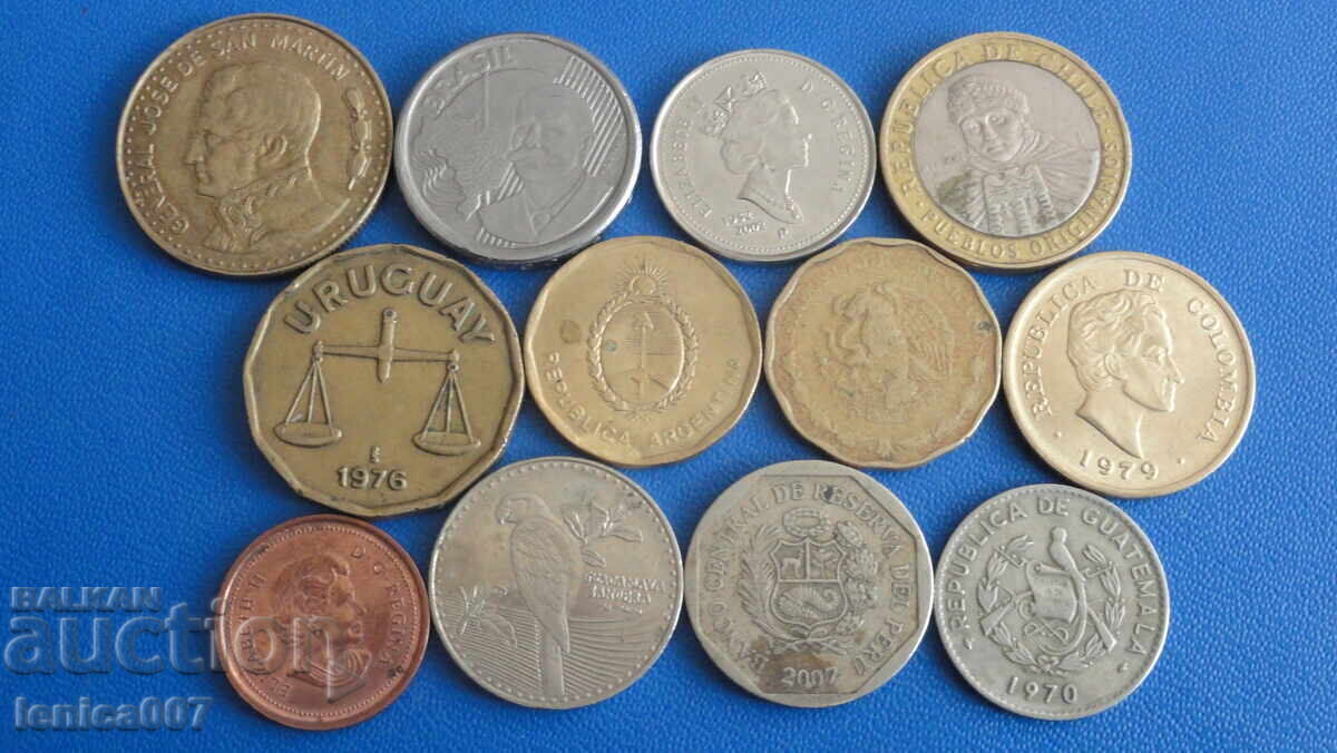 America - Coins (12 pieces) - 5
