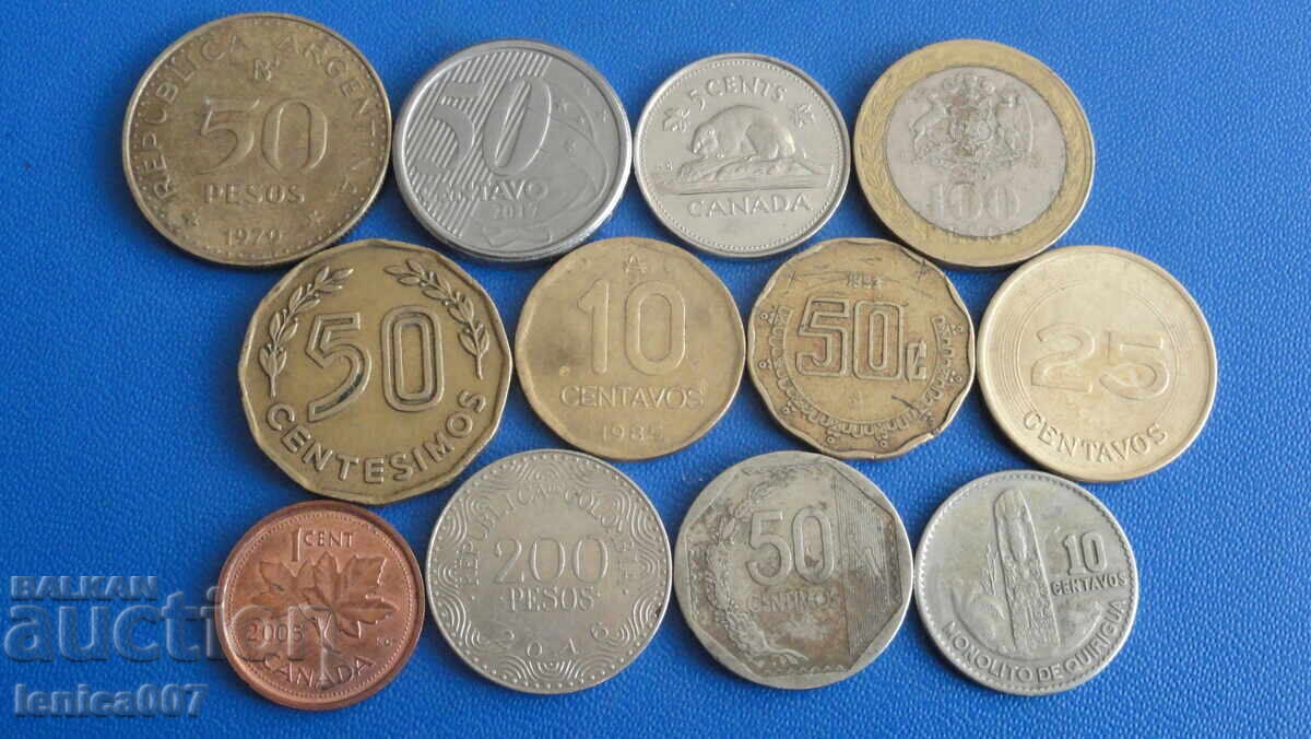 America - Coins (12 pieces) - 6