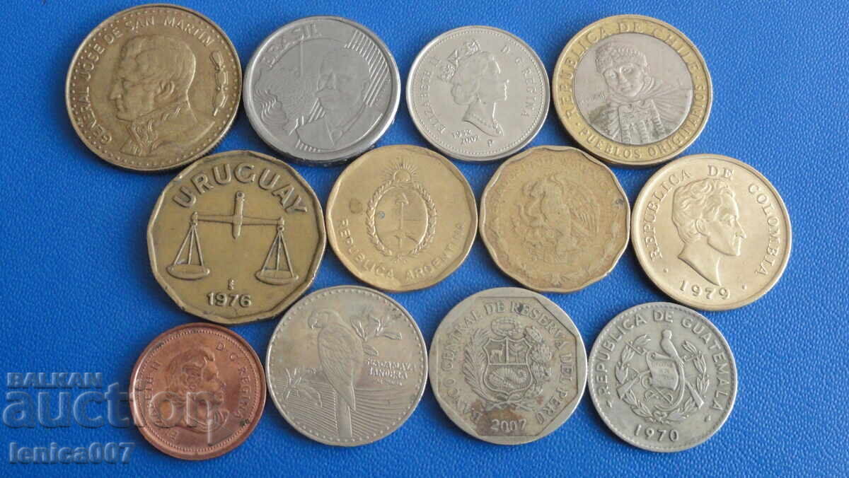 America - Coins (12 pieces)