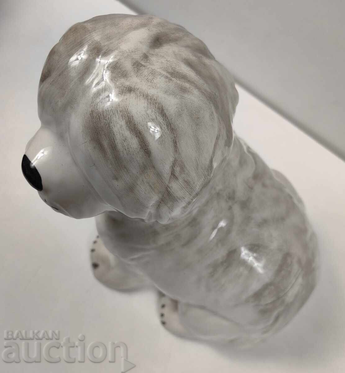 VERY LARGE EXCELLENT PORCELAIN DOG FIGURE PORCELAIN with price 69.00 BGN | € 35.28