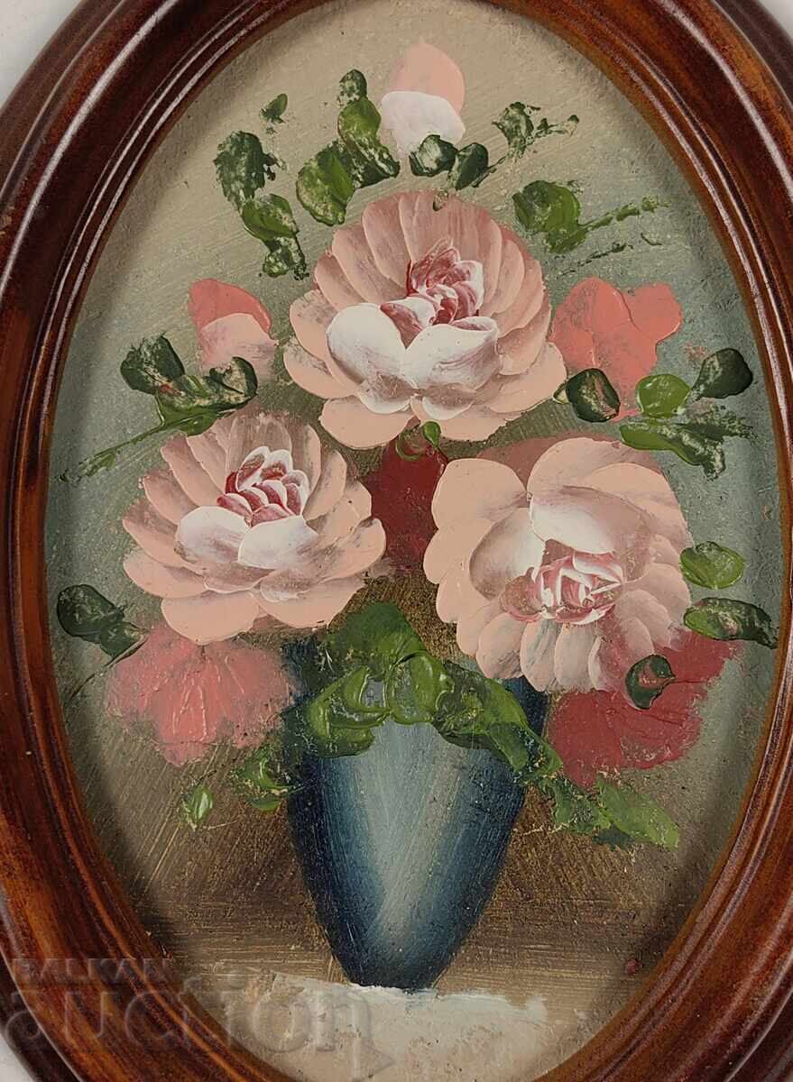 КРАСИВА РИСУВАНА КАРТИНА ПЕЙЗАЖ ДЪРВЕНА РАМКА - 5 КРАСИВА РИСУВАНА КАРТИНА ПЕЙЗАЖ ДЪРВЕНА РАМКА - 5