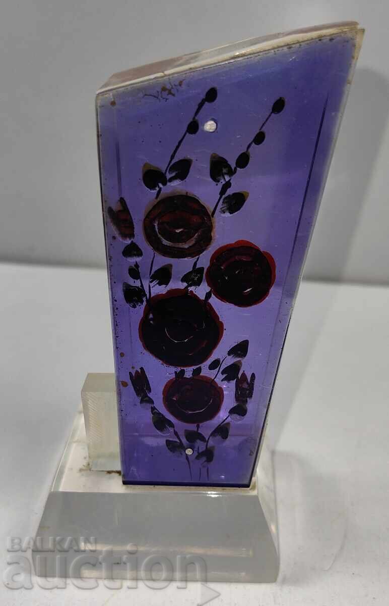 СТАР ПЛАСТМАСОВ СОЦ СУВЕНИР ЦВЕТЯ НАТЮРМОРТ ЦВЕТЕ СОЦА НРБ - 5