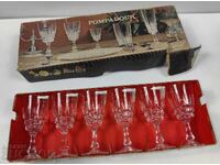 SERVICIU PAHARE DE CRISTAL TIP RAKIA CU SUNET FOARTE PUTERNIC DE CRISTAL