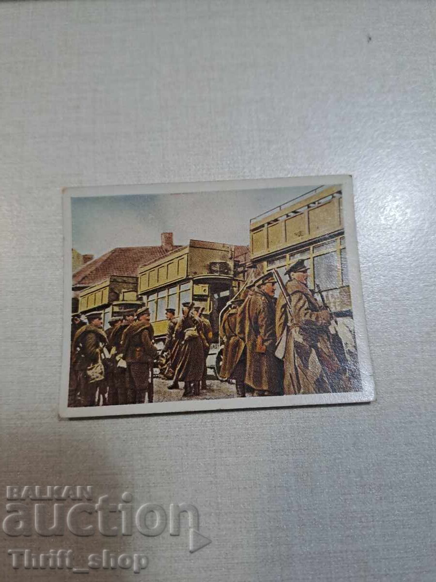 Първа световна война - колекционерска картичка - 6.2ммХ4,8мм