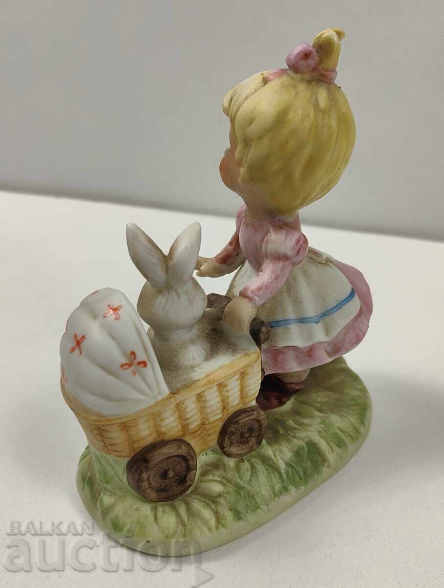 Delivery of COMPOSITION BABY STROLLER RABBIT DUCK FIGURE HEALTHY