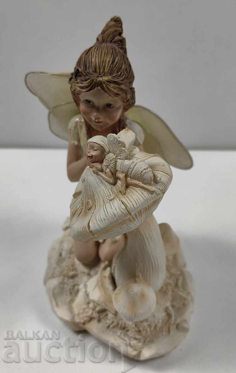 COMPOZIȚIE FETIȚĂ COPIL BEBELUȘ ÎNGER CIUPERCĂ SĂNĂTOS - 7