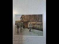 Първа световна война - колекционерска картичка - 6.2ммХ4,8мм