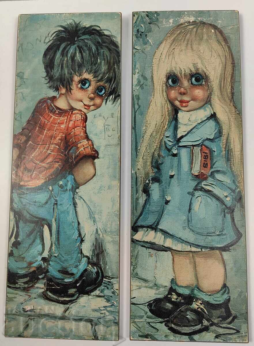 ЛОТ 2 БРОЯ КАРТИНИ МОМИЧЕ МОМЧЕ НЕ СА РИСУВАНИ с цена 19.00 лв. | € 9.71 ЛОТ 2 БРОЯ КАРТИНИ МОМИЧЕ МОМЧЕ НЕ СА РИСУВАНИ с цена 19.00 лв. | € 9.71