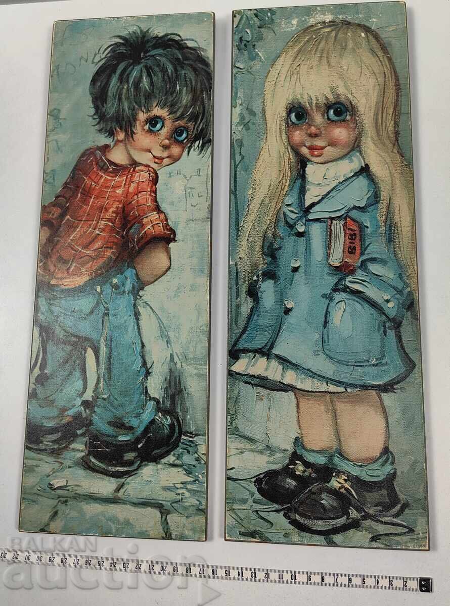 ЛОТ 2 БРОЯ КАРТИНИ МОМИЧЕ МОМЧЕ НЕ СА РИСУВАНИ ЛОТ 2 БРОЯ КАРТИНИ МОМИЧЕ МОМЧЕ НЕ СА РИСУВАНИ