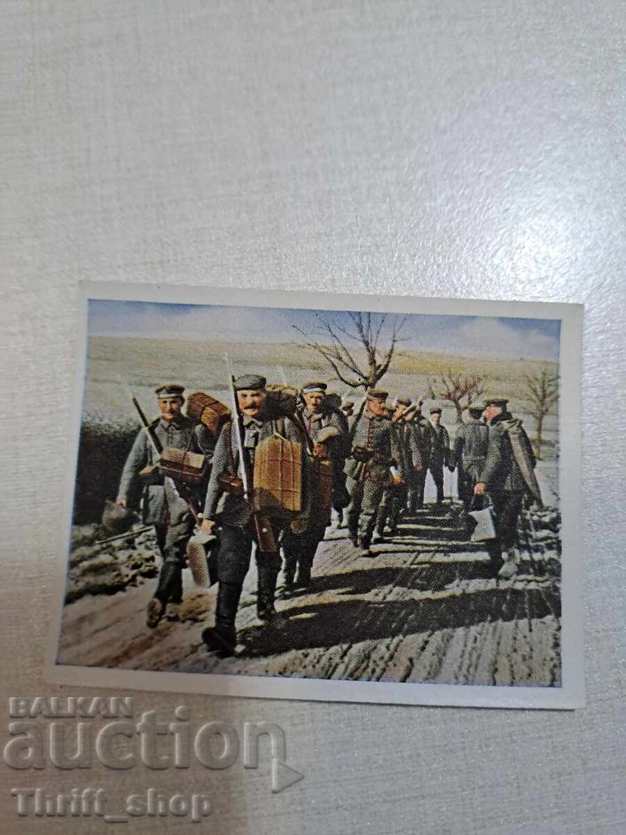 Първа световна война - колекционерска картичка - 6.2ммХ4,8мм