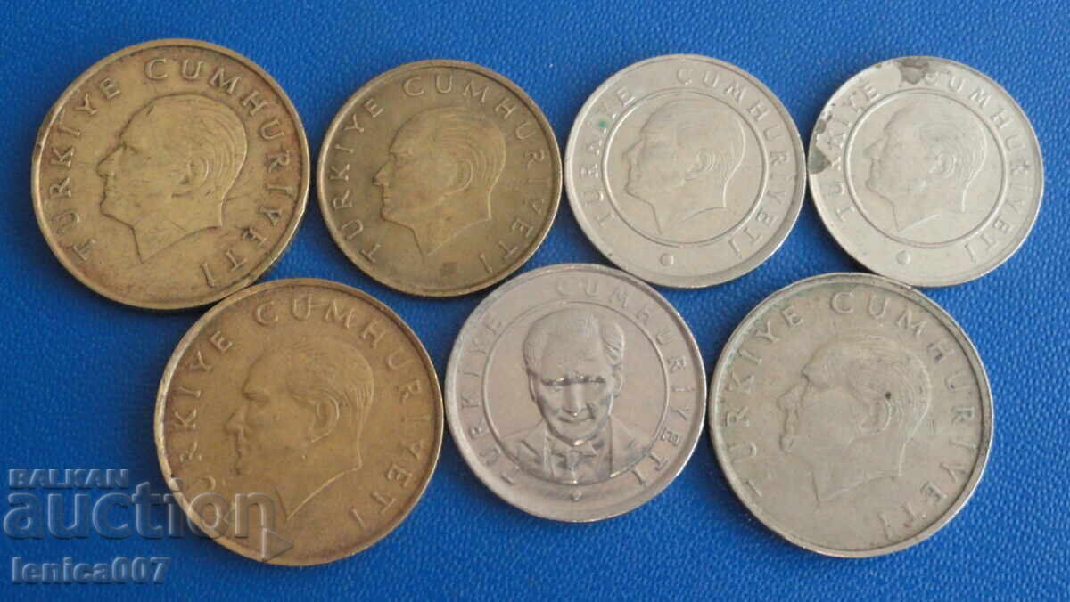 Turcia - Monede (7 bucăți) - 6
