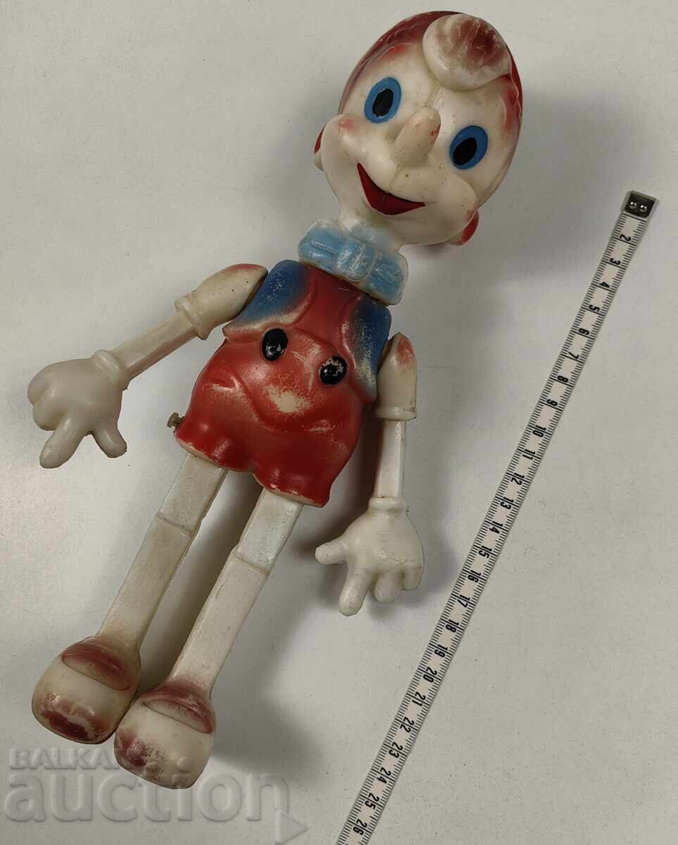 Аукцион БУРАТИНО ПИНОКИО КУКЛА ДЕТСКА ИГРАЧКА ПЛАСТМАСОВА