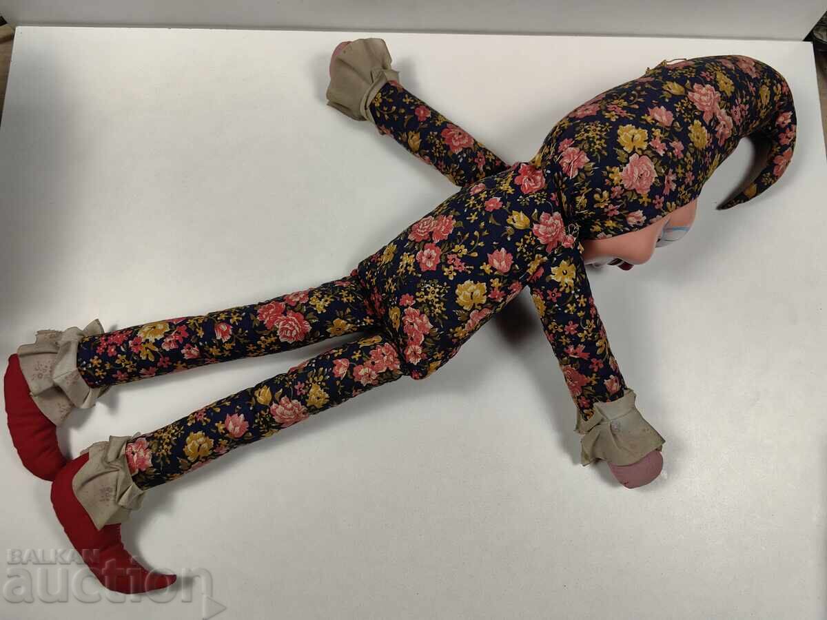 Доставка на ГОЛЯМА СОЦ КУКЛА  КЛОУН ДЕТСКА ИГРАЧКА