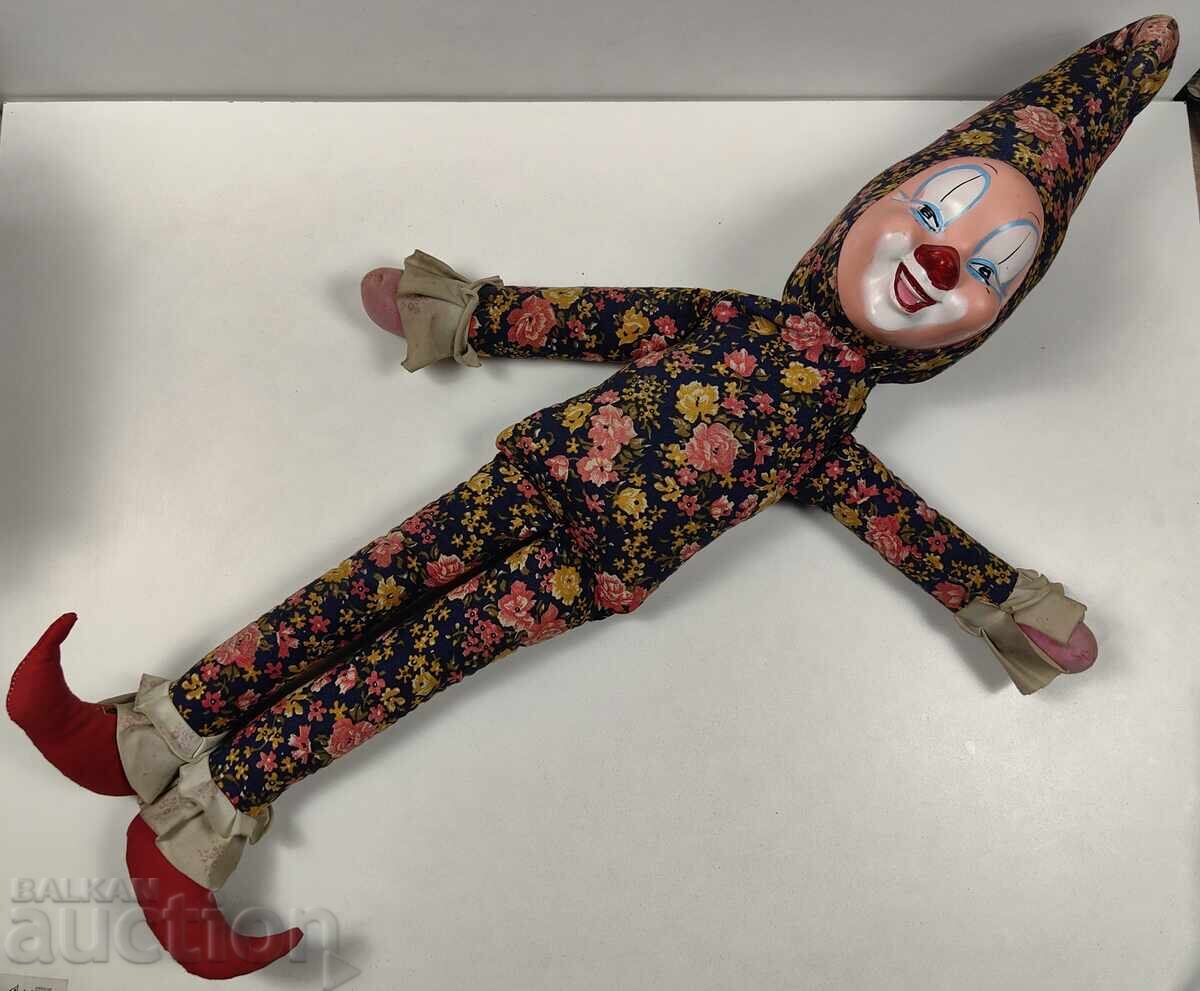 ГОЛЯМА СОЦ КУКЛА  КЛОУН ДЕТСКА ИГРАЧКА