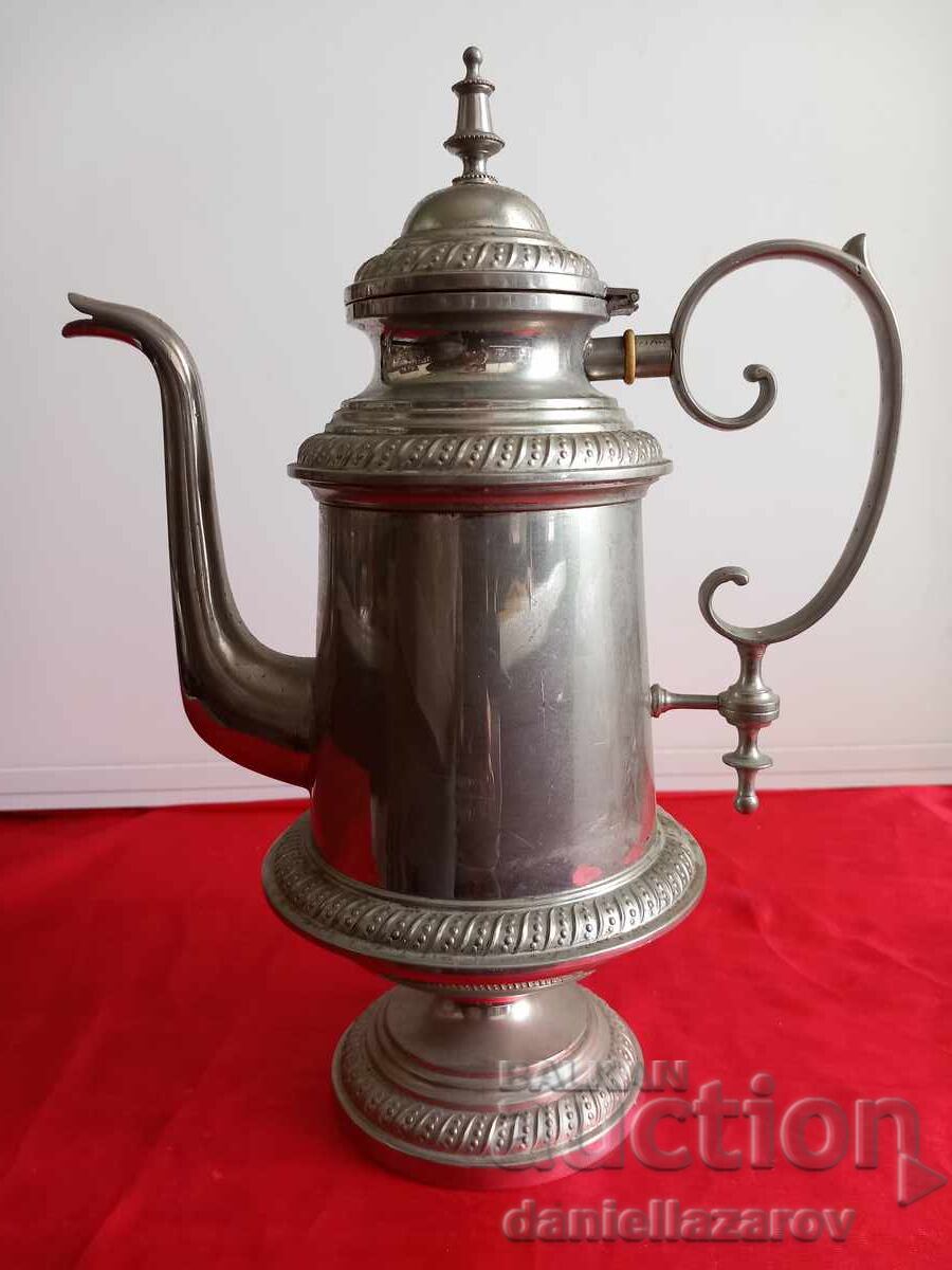 1900g. Παλαιό Μπαρόκ Κανάτα, Τσαγιέρα 1900g. Παλαιό Μπαρόκ Κανάτα, Τσαγιέρα