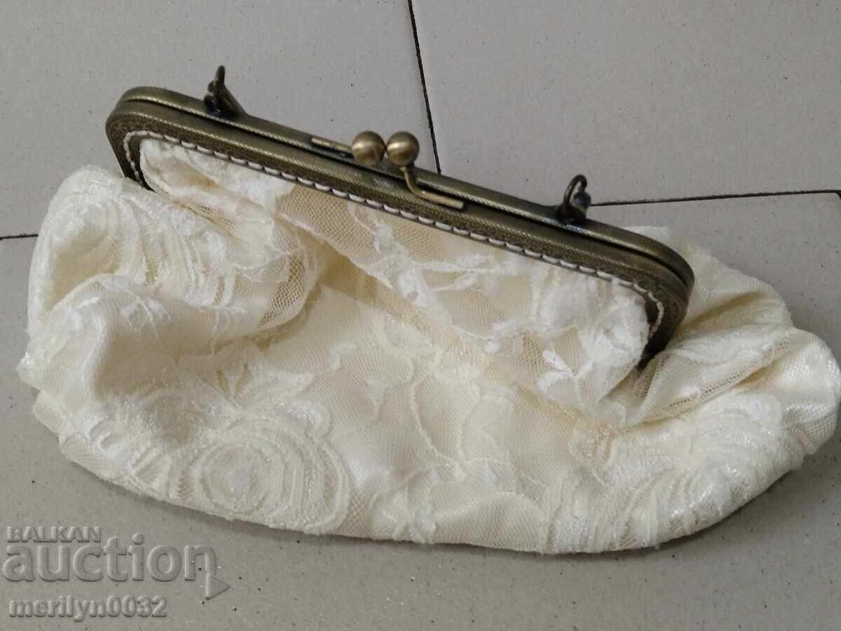 Τσάντα, νυφική τσαντούλα δεκαετίας 40 - 5