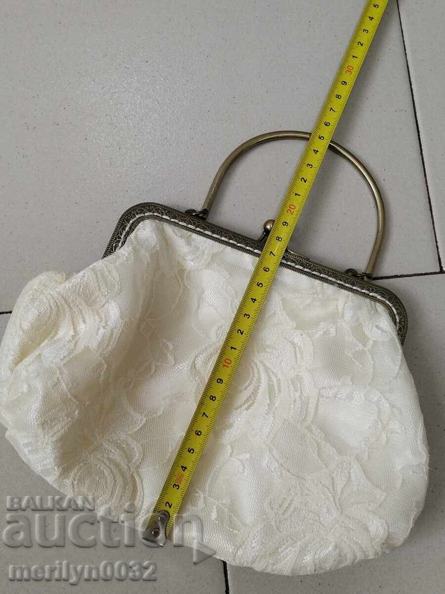 Τσάντα, νυφική τσαντούλα δεκαετίας 40 - 6