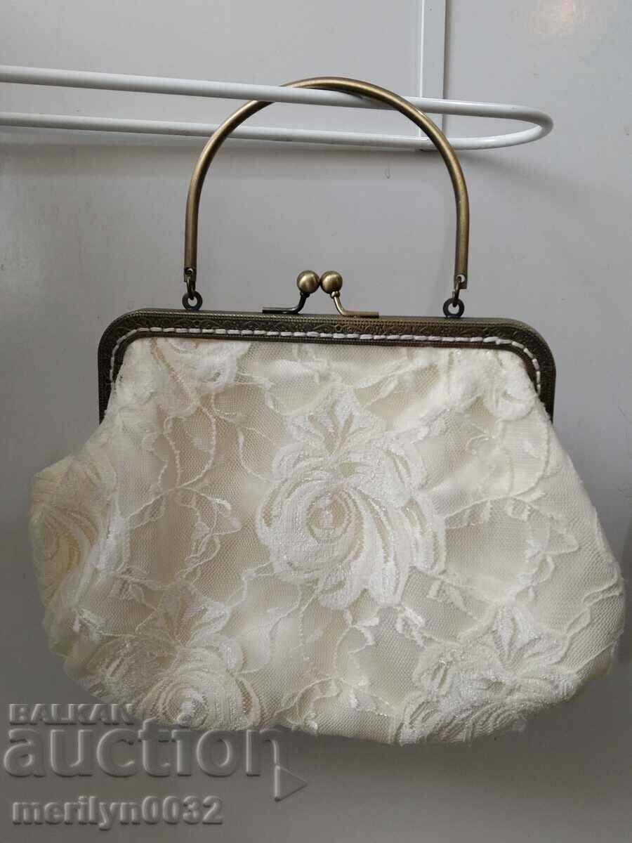 Τσάντα, νυφική τσαντούλα δεκαετίας 40