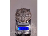 4 șilingi / doi florini / Marea Britanie 1889 argint