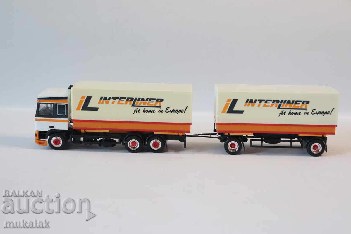 HERPA H0 1/87 ΔΑΦ DAF ΦΟΡΤΗΓΟ ΤΙΡ ΜΟΝΤΕΛΟ ΑΥΤΟΚΙΝΗΤΟ ΤΡΑΚΤΕΡ