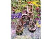 Χρυσά Ρωσικά σκουλαρίκια, καράτια 583 / 14 καράτια