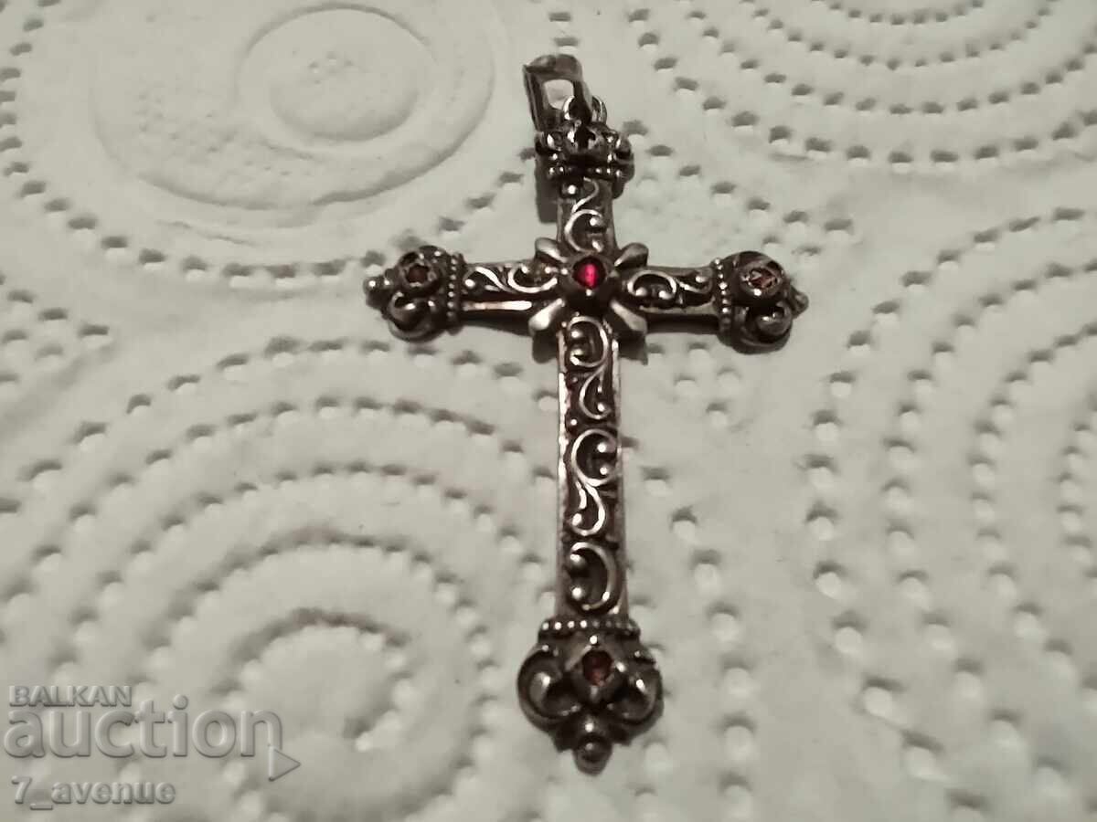 Μετάλλιο, ασημένιος σταυρός σφραγίδα πολύ κομψό 19.04.25 Μετάλλιο, ασημένιος σταυρός σφραγίδα πολύ κομψό 19.04.25