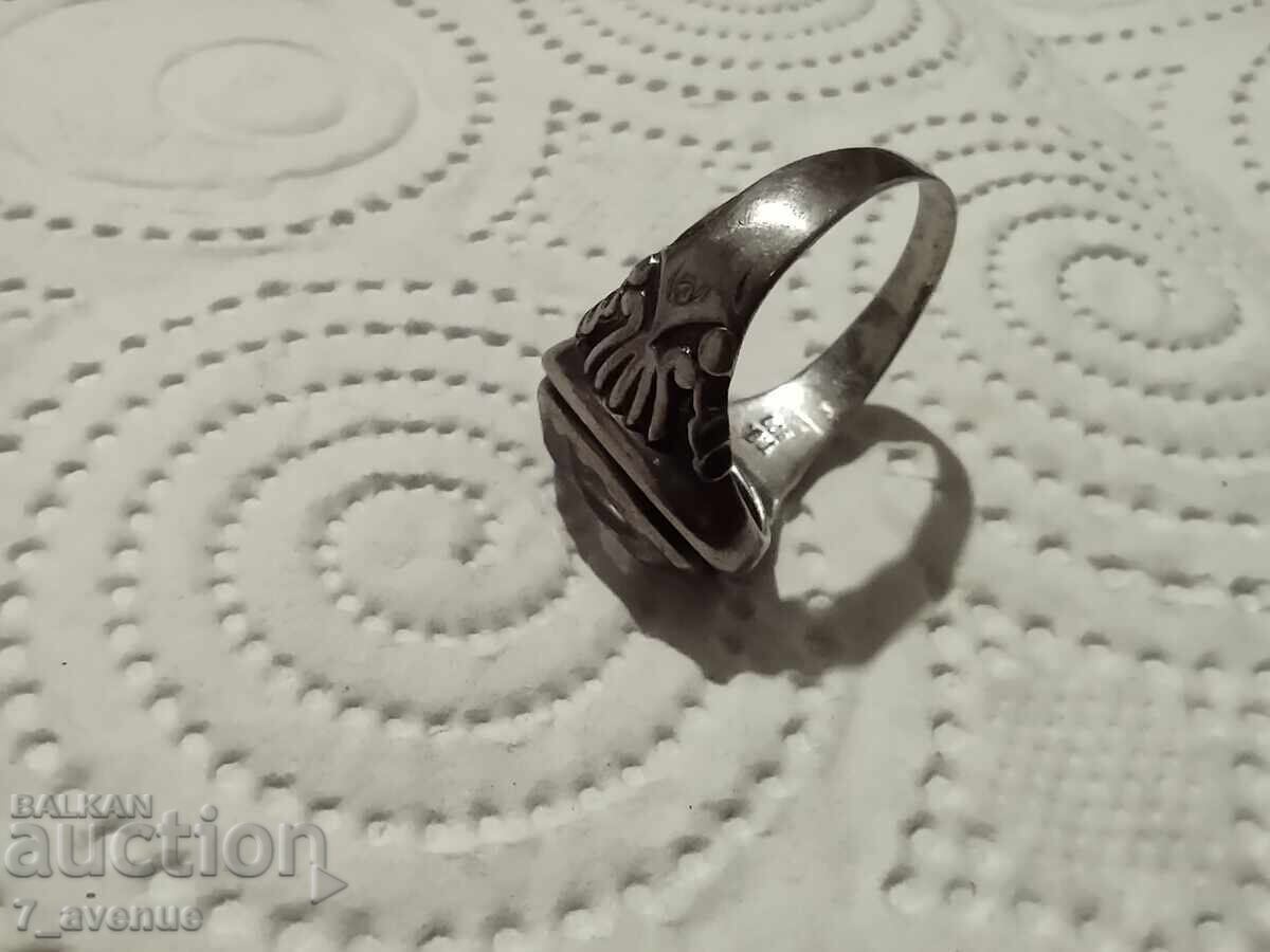 Silver ring, very old, silver hallmarks, 19.04.25 - 5