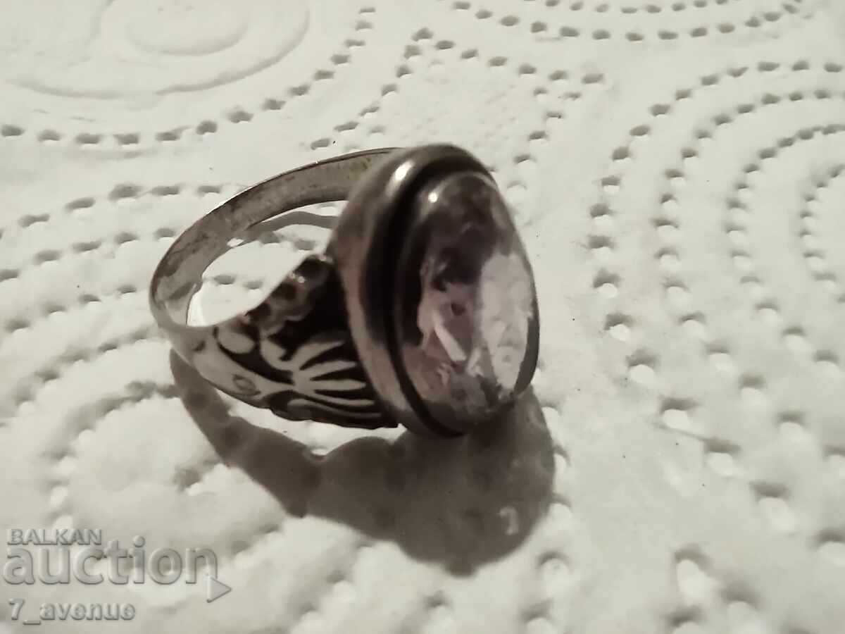 Silver ring, very old, silver hallmarks, 19.04.25