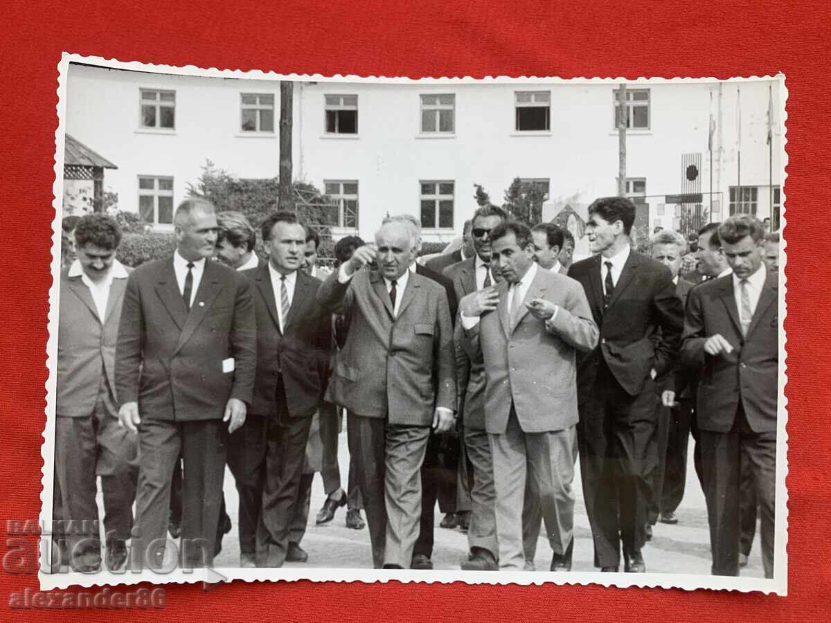 Δημοπρασία Τόdor Zhivkov Βάλκαν Σόποφ Πέκο Τάκοφ παλιά φωτογραφία