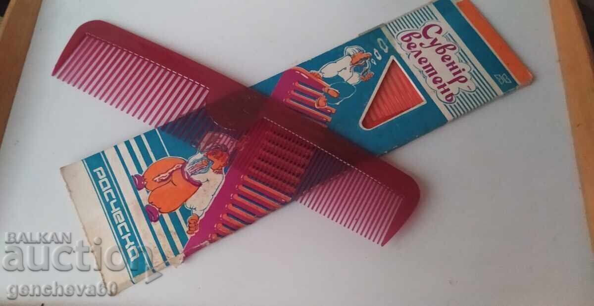 Giant Retro Hair Comb / Two Pieces - 6