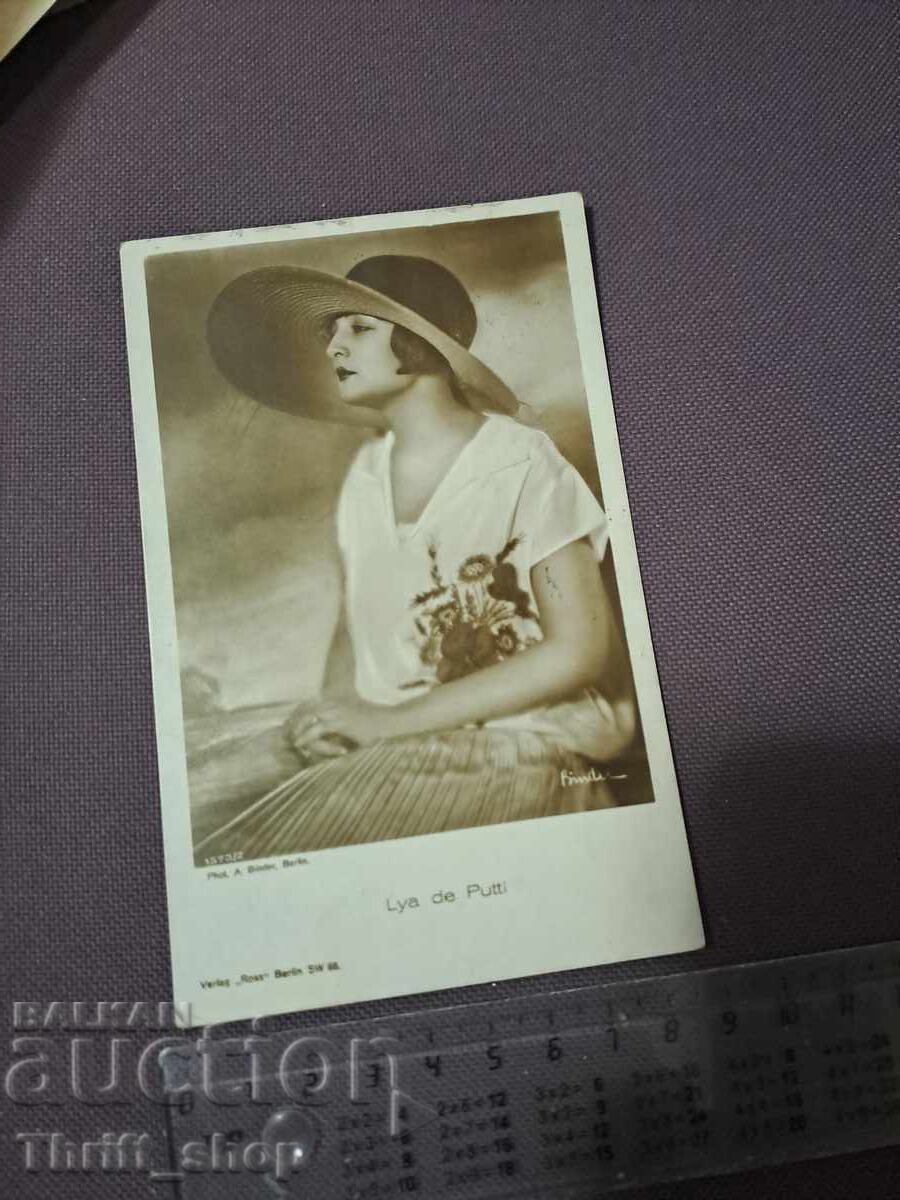 Cartolină poștală - Lya de Putti Cartolină poștală - Lya de Putti