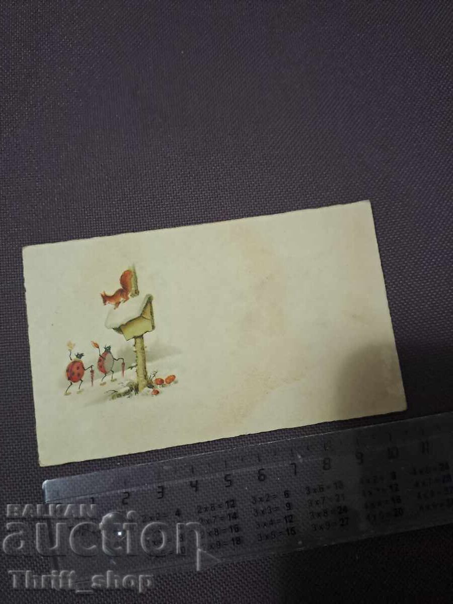 Carte poștală - carte poștală pentru copii - buburuze