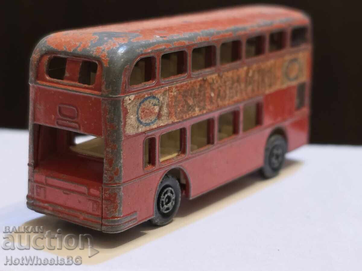 Livrarea MATCHBOX No 74A Autobuz Daimler 1970 god