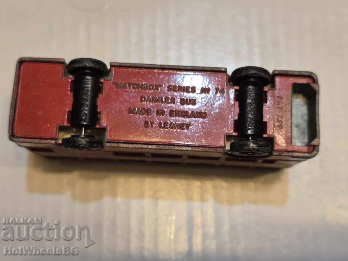 MATCHBOX No 74A Autobuz Daimler 1970 god - 6