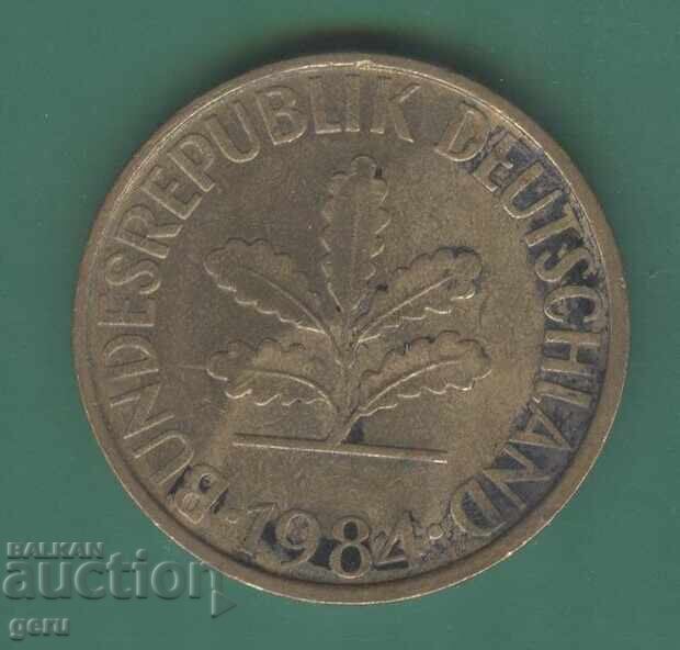 Germania 10 pfennig 1984 jh4