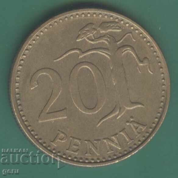 Finland 20 Penniä 1980 jh4 with price 0.70 BGN | € 0.36 Finland 20 Penniä 1980 jh4 with price 0.70 BGN | € 0.36