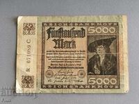 Банкнота - Германия - 5000 марки | 1922г.